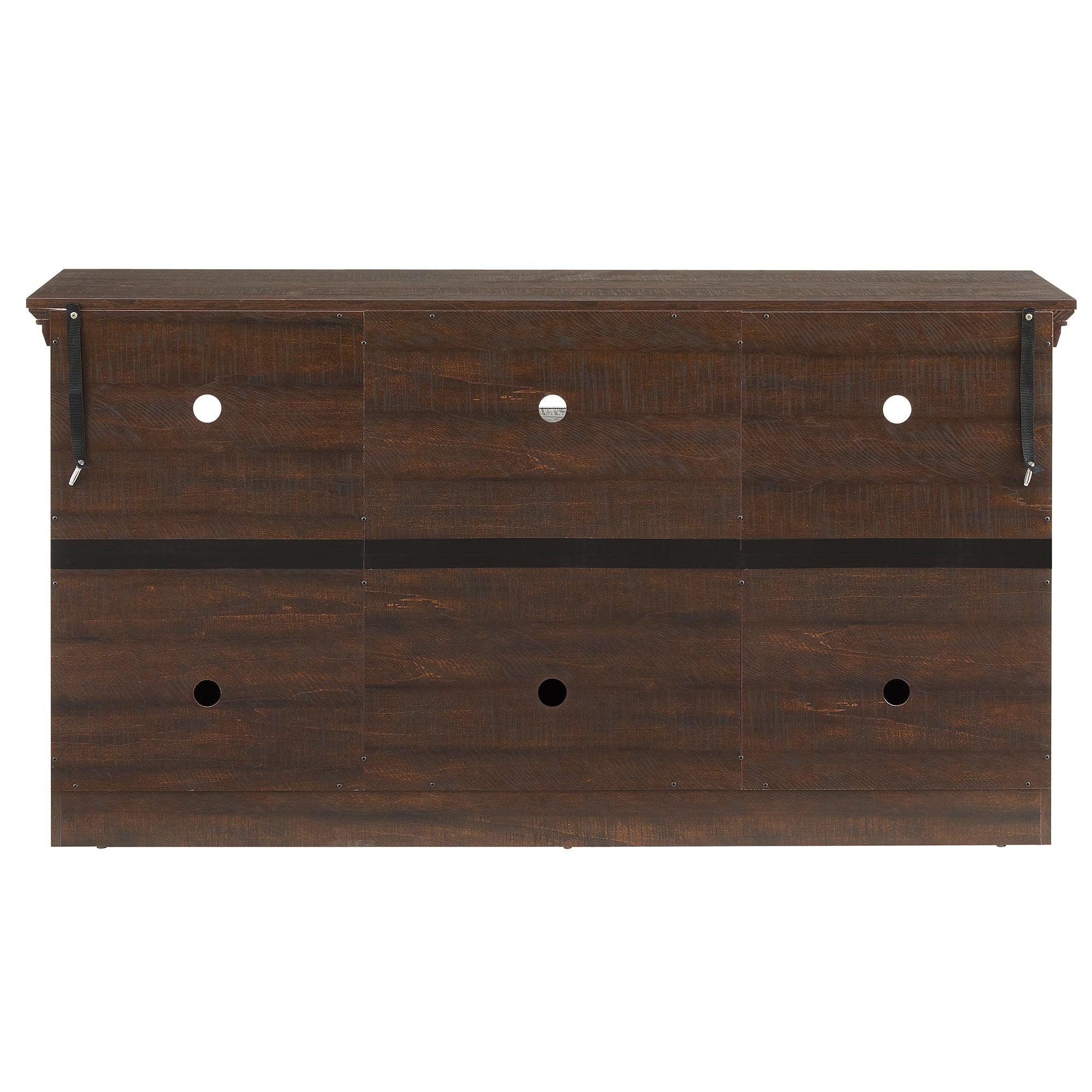 Kenvary 60" Farmhouse Fireplace TV Stand, Rustic Wood Entertainment Center with 18" Electric Fireplace, Media Console Table with Glass Barn Doors for TV up to 65"